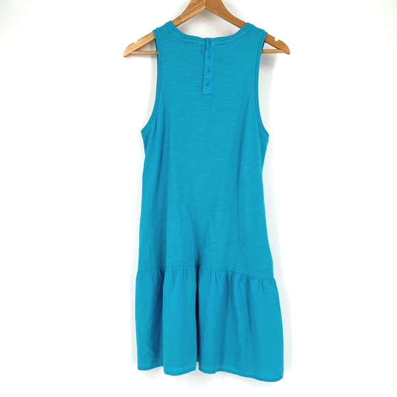 Nation LTD Harumi Womens Mini Dress Medium Tank Drop Waist Pockets Beach Tiered - Picture 4 of 7